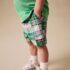Multi Patchwork Chino Shorts 3