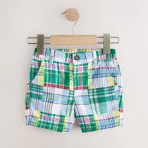 Multi Patchwork Chino Shorts 4