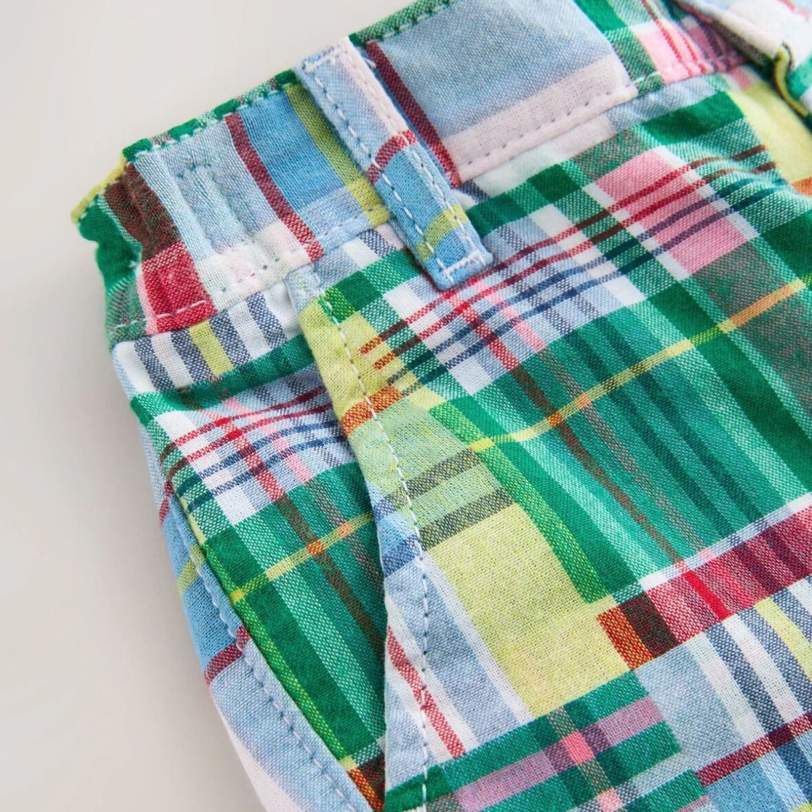 Multi Patchwork Chino Shorts 4