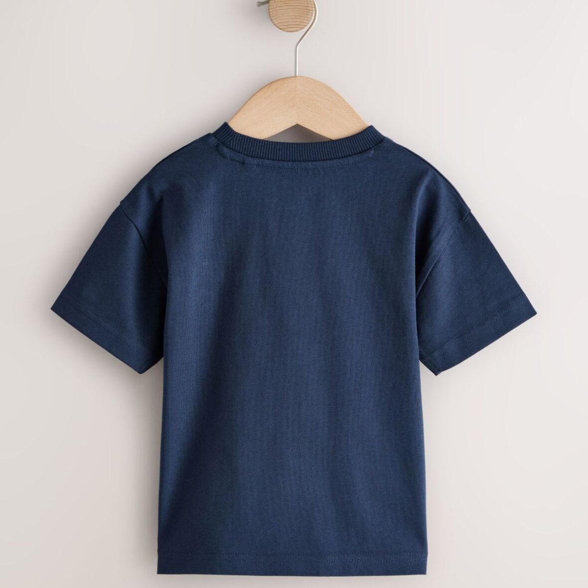 Navy Blue Fire Engine Short Sleeve Appliqué T-Shir 2