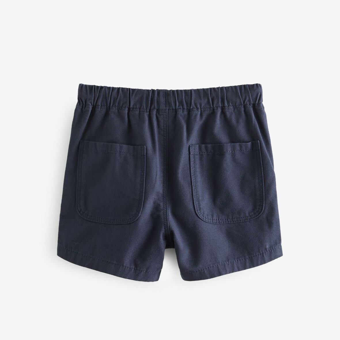 Navy Blue Pull On Shorts 3