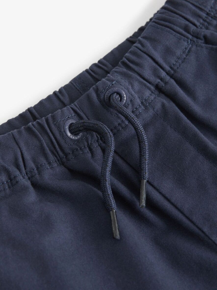 Navy Blue Pull On Shorts 4