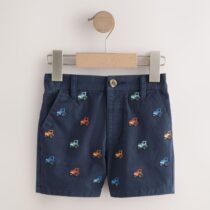Navy Tractor Chino Shorts 4