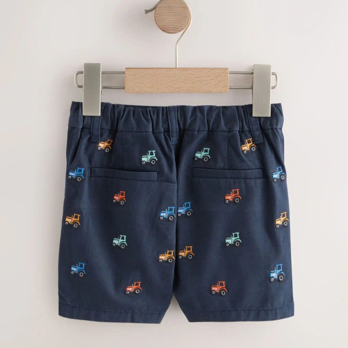 Navy Tractor Chino Shorts 3