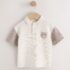 Neutral Bear Character Button Neck Knitted Polo Shirt 4