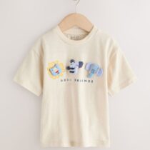 Neutral Safari Animals Short Sleeve 3D Padded T-Shirt 1