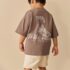 Neutral / Tan Wild Vibes Tiger Short Sleeve Back Print T-Shirt 3