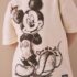 Oatmeal Mickey Mouse Short Sleeve T-Shirt 2