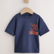 Orange Dancing Chillies Short Sleeve Back Print T-Shirt 1