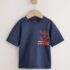 Orange Dancing Chillies Short Sleeve Back Print T-Shirt 1