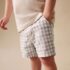 Pastel Gingham Linen Blend Chino Shorts 2
