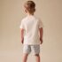 Pastel Gingham Linen Blend Chino Shorts 4
