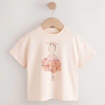 Pink Ballerina Short Sleeve T-Shirt 4