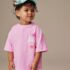 Pink Barbie Short Sleeve T-Shirt and Cycle Shorts Set 1