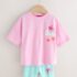 Pink Barbie Short Sleeve T-Shirt and Cycle Shorts Set 2