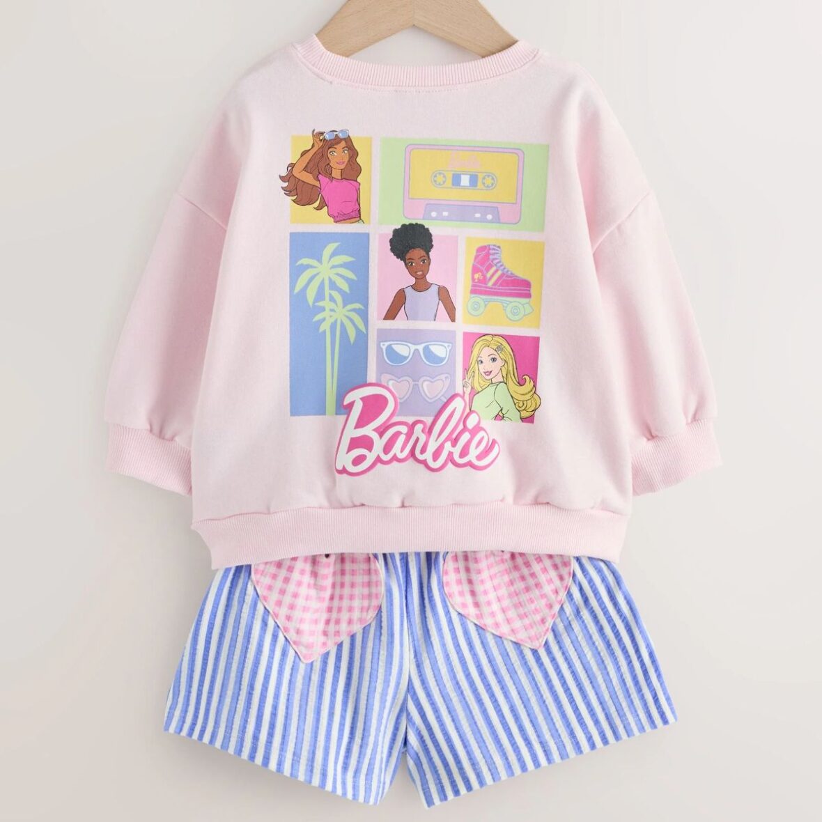 Pink Barbie Shorts Set 3