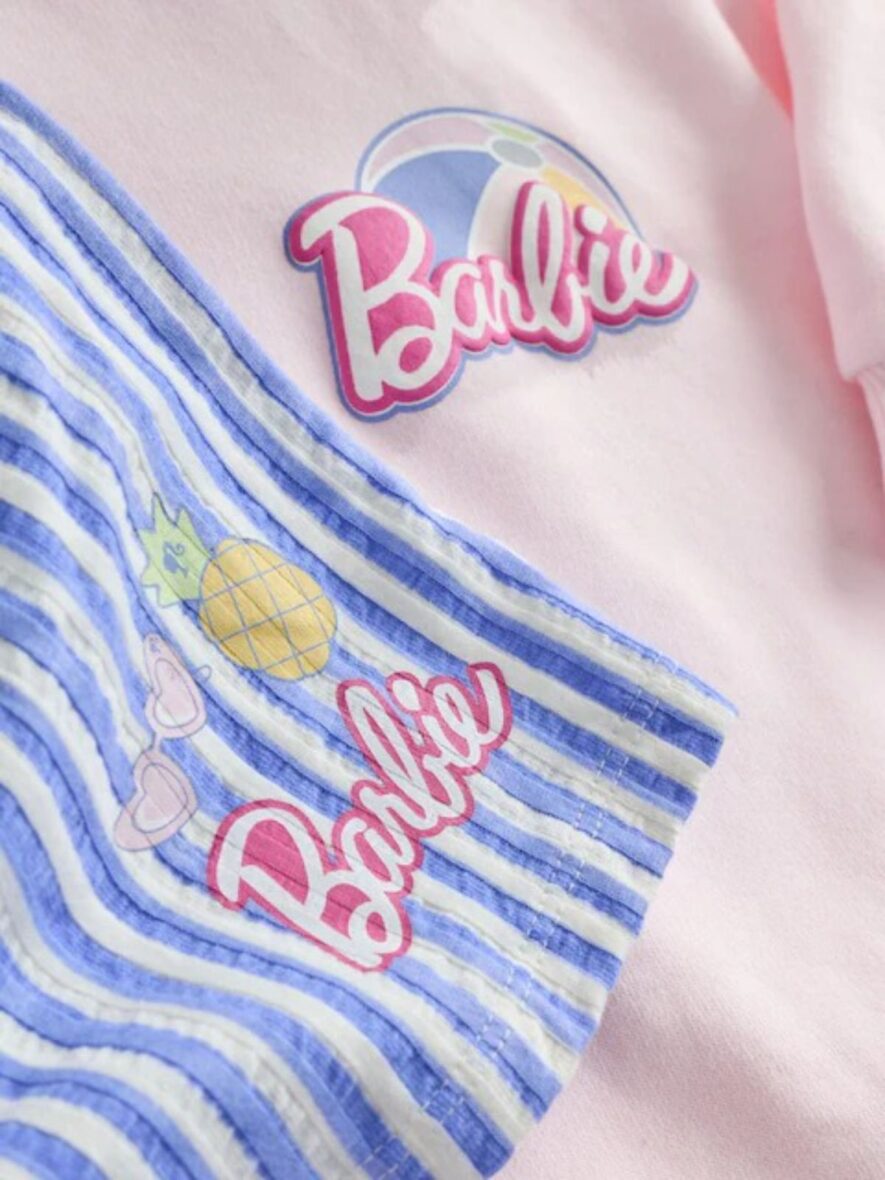 Pink Barbie Shorts Set 4