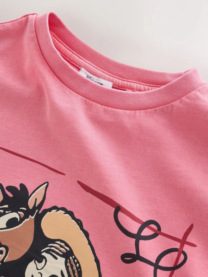 Pink Jessie Oversized Toy Story Graphic Print T-Shirt 4
