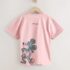 Pink Mickey Mouse Oversized License Graphic T-Shirt 1