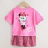 Pink Minnie Mouse T-Shirt and Shorts Set 1