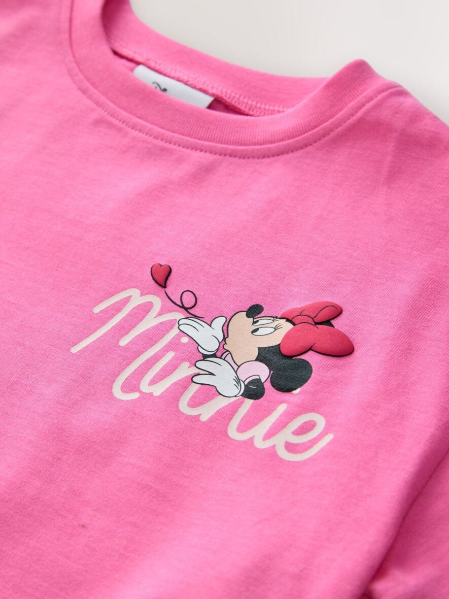 Pink Minnie Mouse T-Shirt and Shorts Set 3