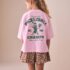 Pink Pickleball Oversized Graphic Print T-Shirt 2