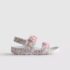 Printed Double Buckle Strap Sandals 1