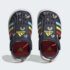 Rainbow Adidas Closed-toe Summer Waterproof Sandals Navy 8