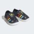 Rainbow Adidas Closed-toe Summer Waterproof Sandals Navy 2