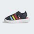 Rainbow Adidas Closed-toe Summer Waterproof Sandals Navy 6