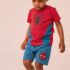 Red/Blue Spider-Man T-Shirt And Shorts Set 4