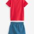 Red/Blue Spider-Man T-Shirt And Shorts Set 3