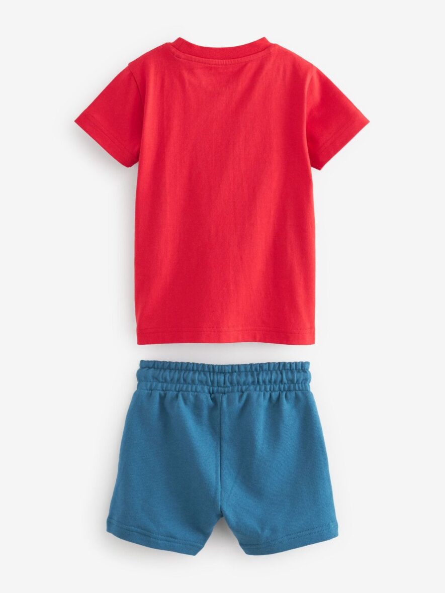 Red Blue Spider-Man T-Shirt And Shorts Set 4