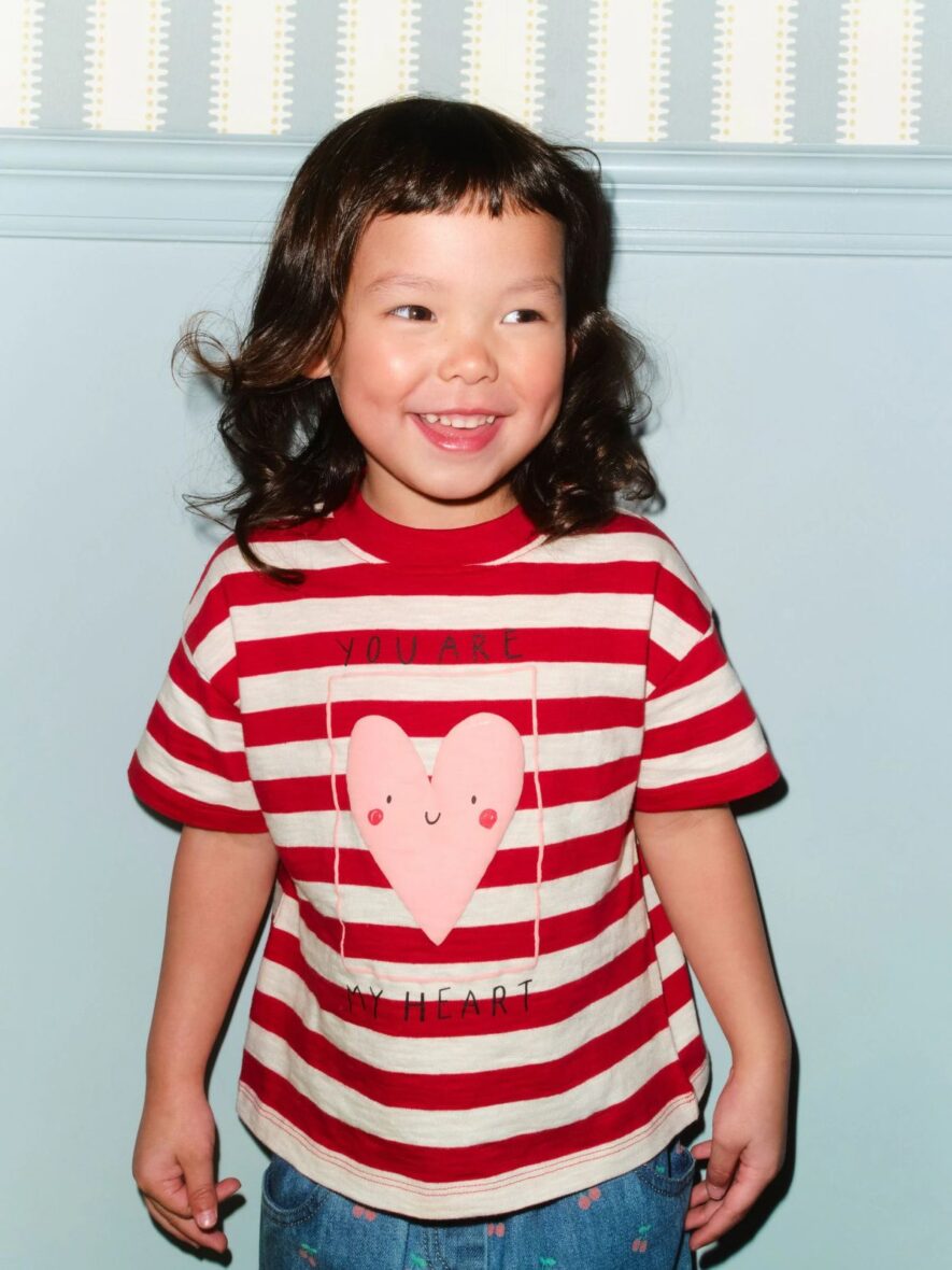 Red Heart Short Sleeve T-Shirt 1