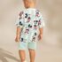 Sage Green Mickey Mouse T-Shirt and Shorts Set 4