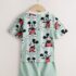 Sage Green Mickey Mouse T-Shirt and Shorts Set 2
