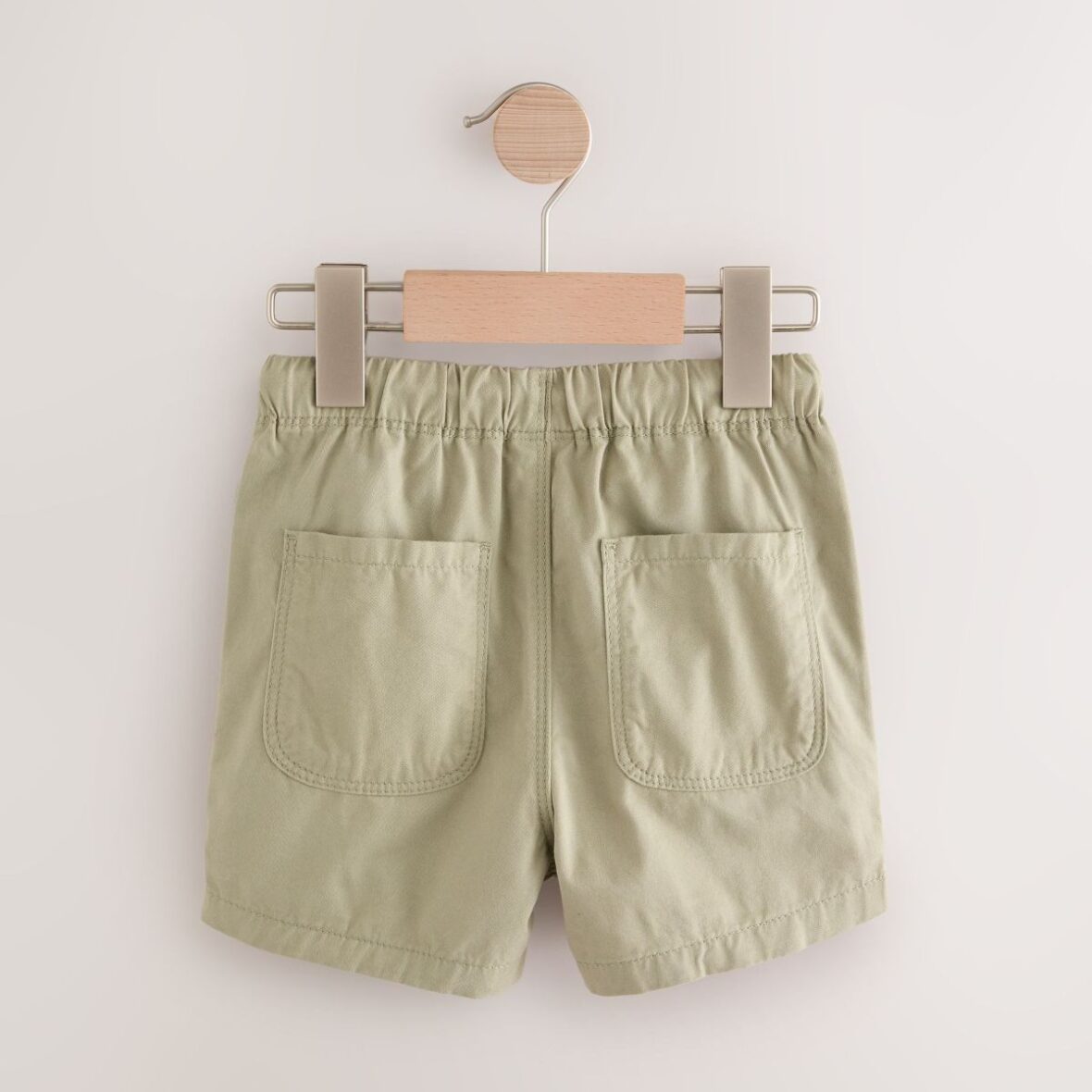 Sage Green Pull On Shorts 2