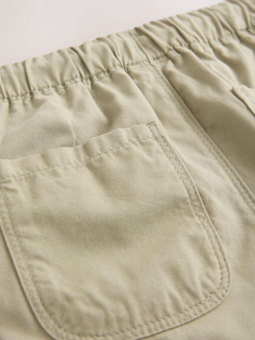 Sage Green Pull On Shorts 4