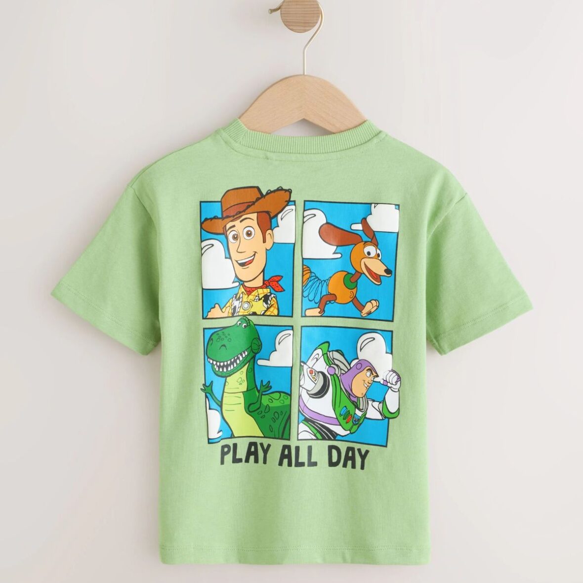 Sage Green Toy Story Short Sleeve T-Shirt 4