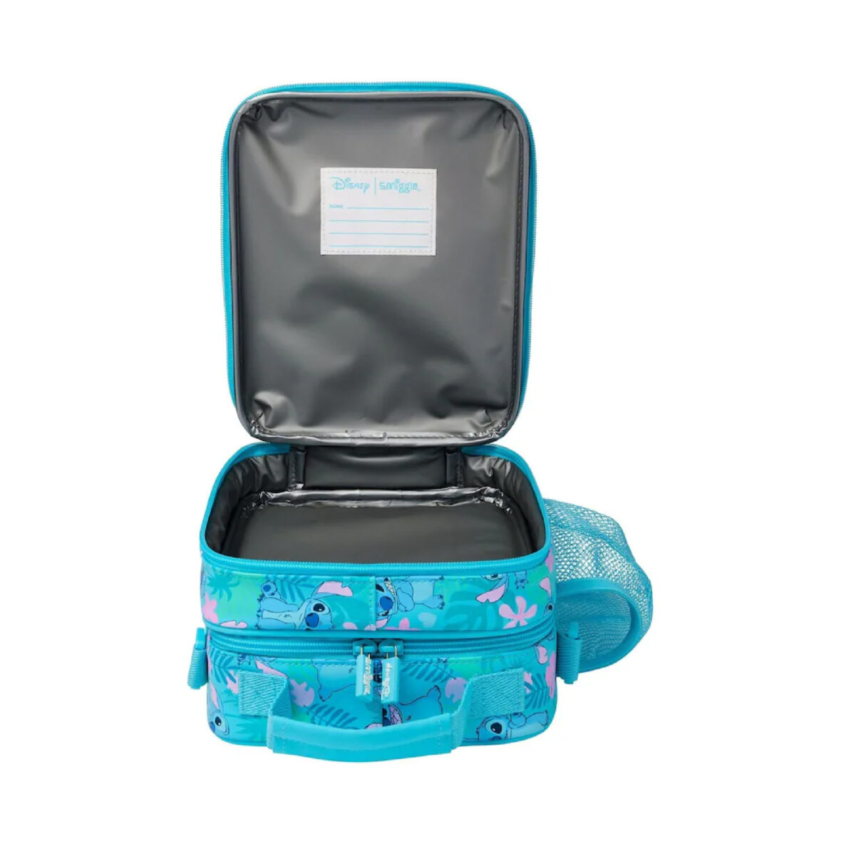 Smiggle Blue Stitch Level Hardtop Lunchbox2