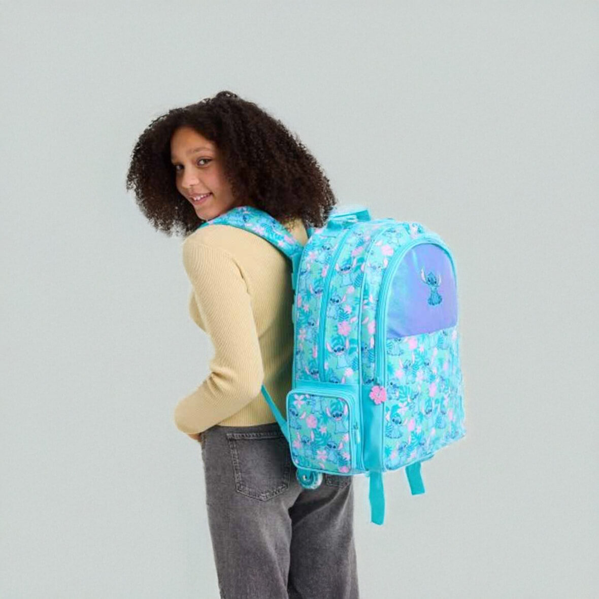 Smiggle Stitch Trolley Backpack With Light Up Wheels3