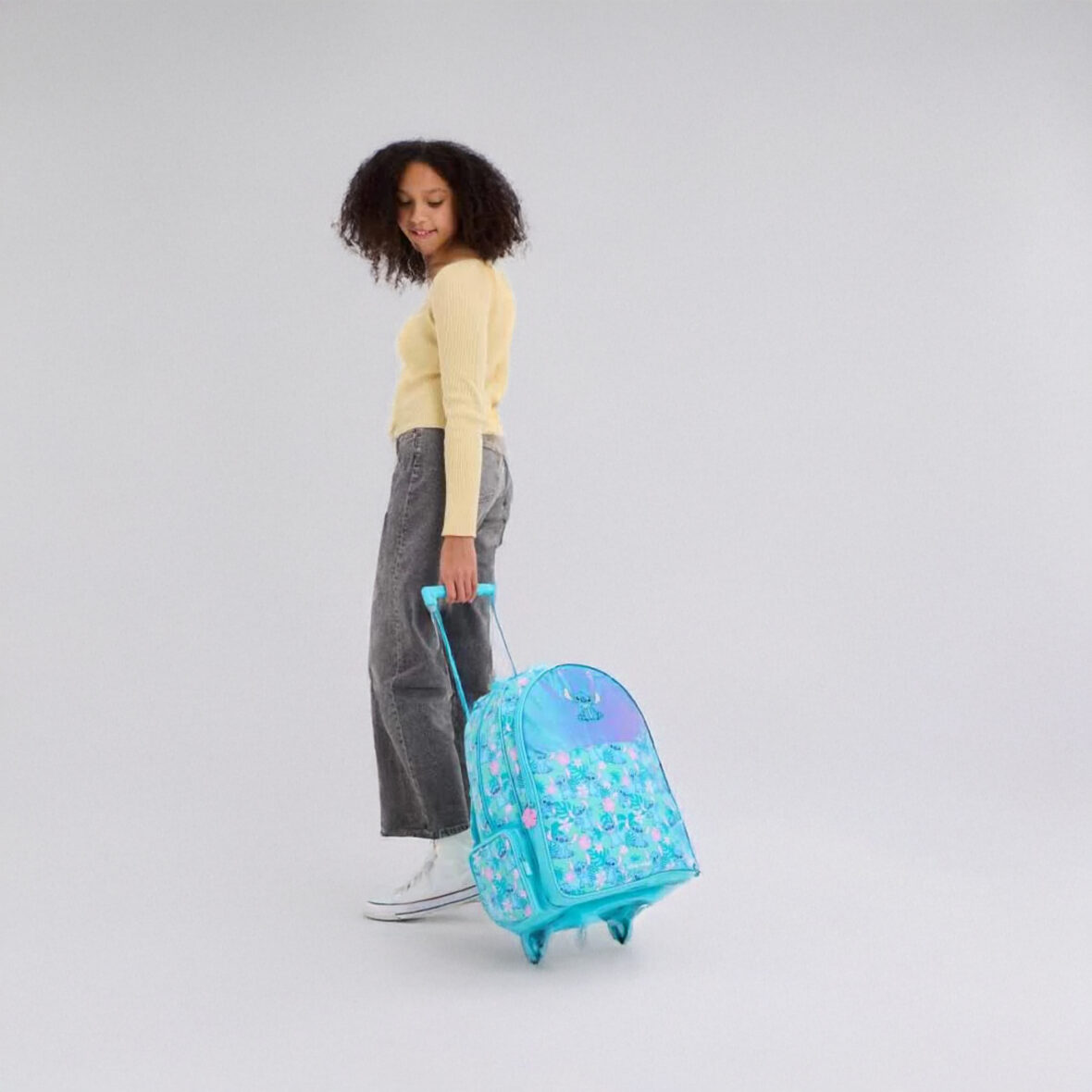 Smiggle Stitch Trolley Backpack With Light Up Wheels4