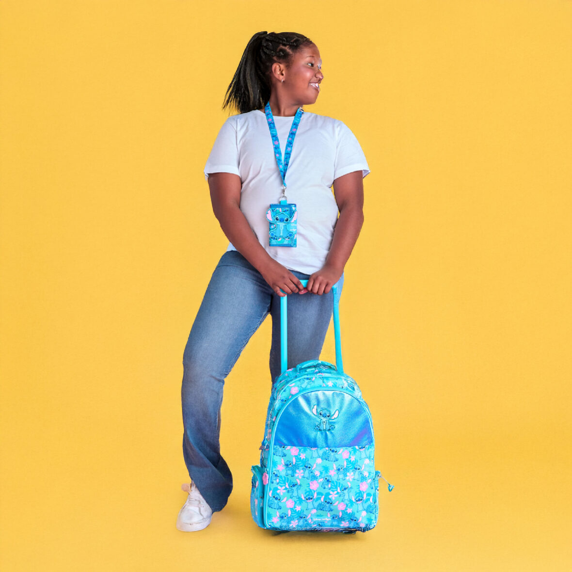 Smiggle Stitch Trolley Backpack With Light Up Wheels5