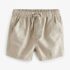 Stone Cream Pull On Shorts 2