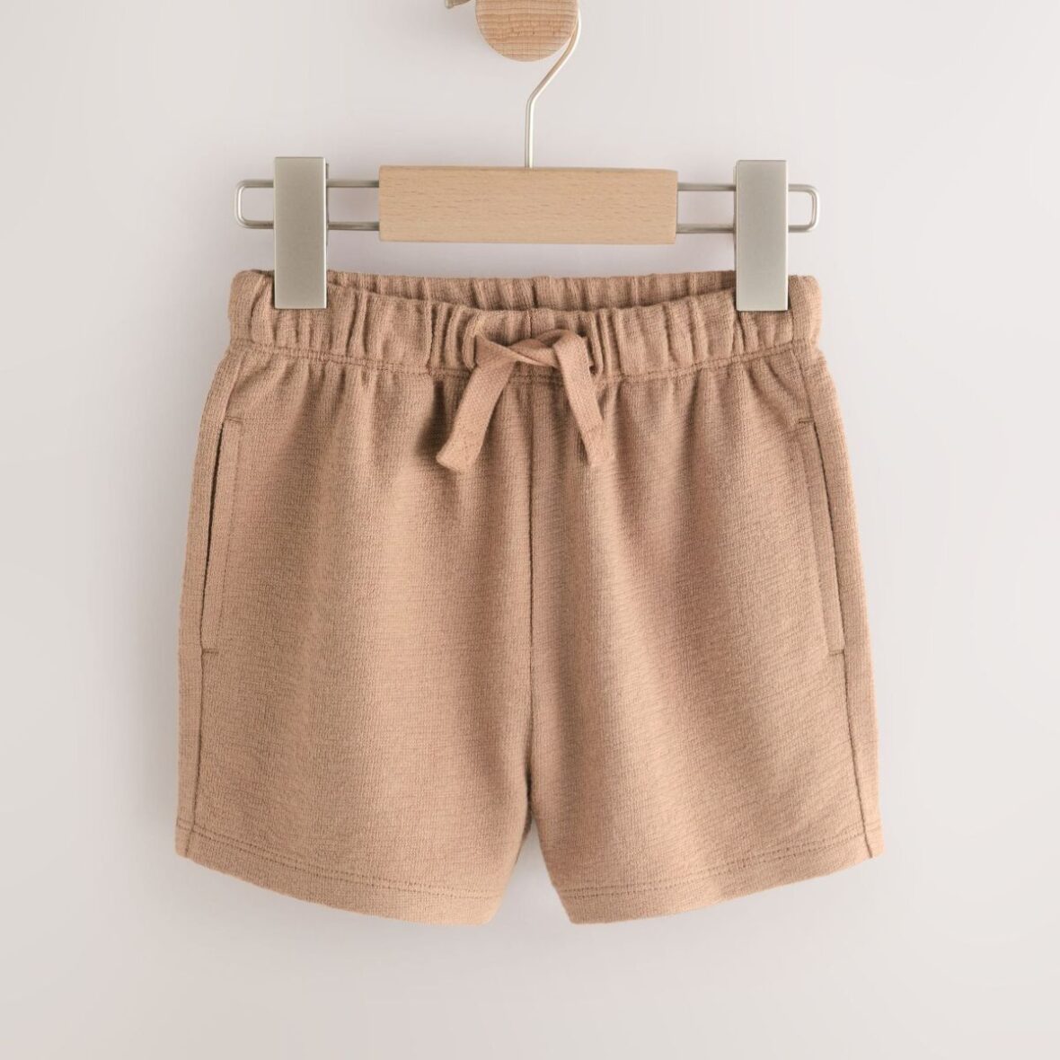 Tan Brown Textured Shorts (3mths-7yrs)