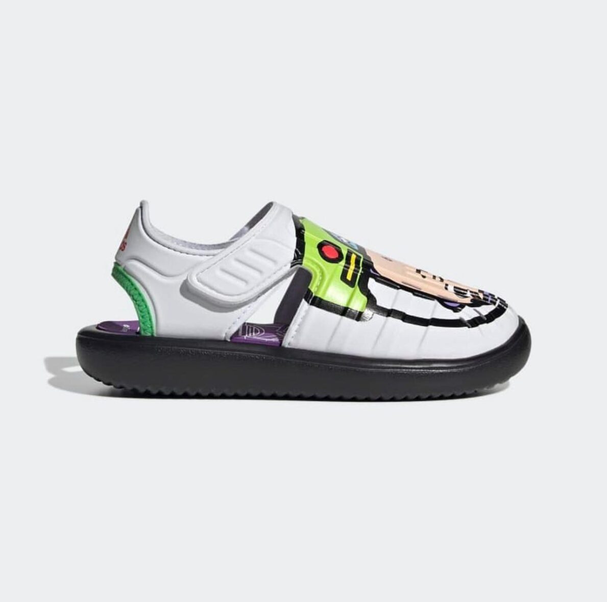Adidas Toy story / Buzz lightyear Closed-toe Summer Waterproof Sandals White/Purple