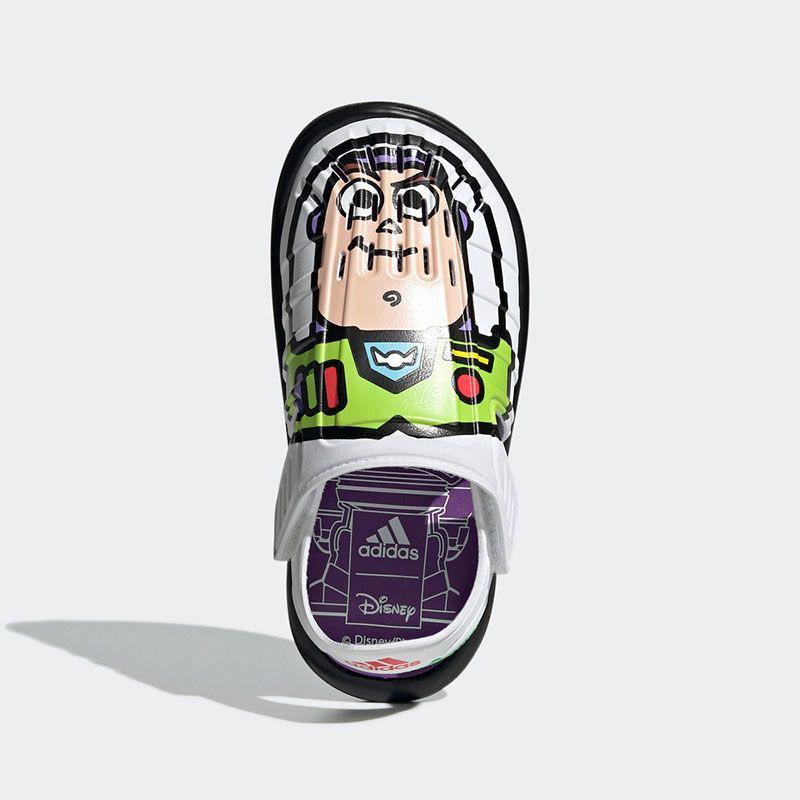 Toy story Buzz lightyear Adidas Closed-toe Summer Waterproof Sandals White Purple 3