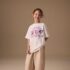 White Huntrix KPOP Demon Hunters Short Sleeve T-Shirt 2