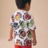 White Marvel Short Sleeve Cotton T-Shirt 1