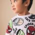 White Marvel Short Sleeve Cotton T-Shirt 2